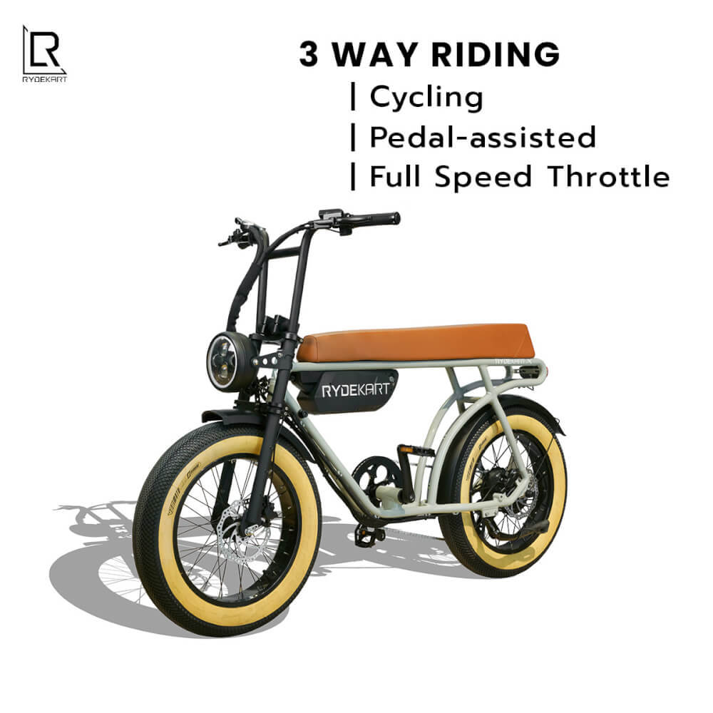 จักรยานไฟฟ้า Rydekart รุ่น Ryde Kart - สีเอิร์ลเกรย์_3